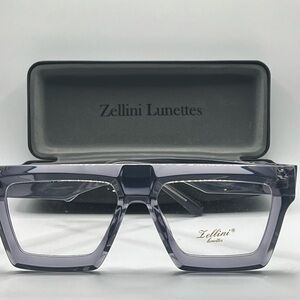 NEW!! ZELLINI LUNETTES YD1243 C4 55-17-145 Blue Full Rim Unisex Optical Frame